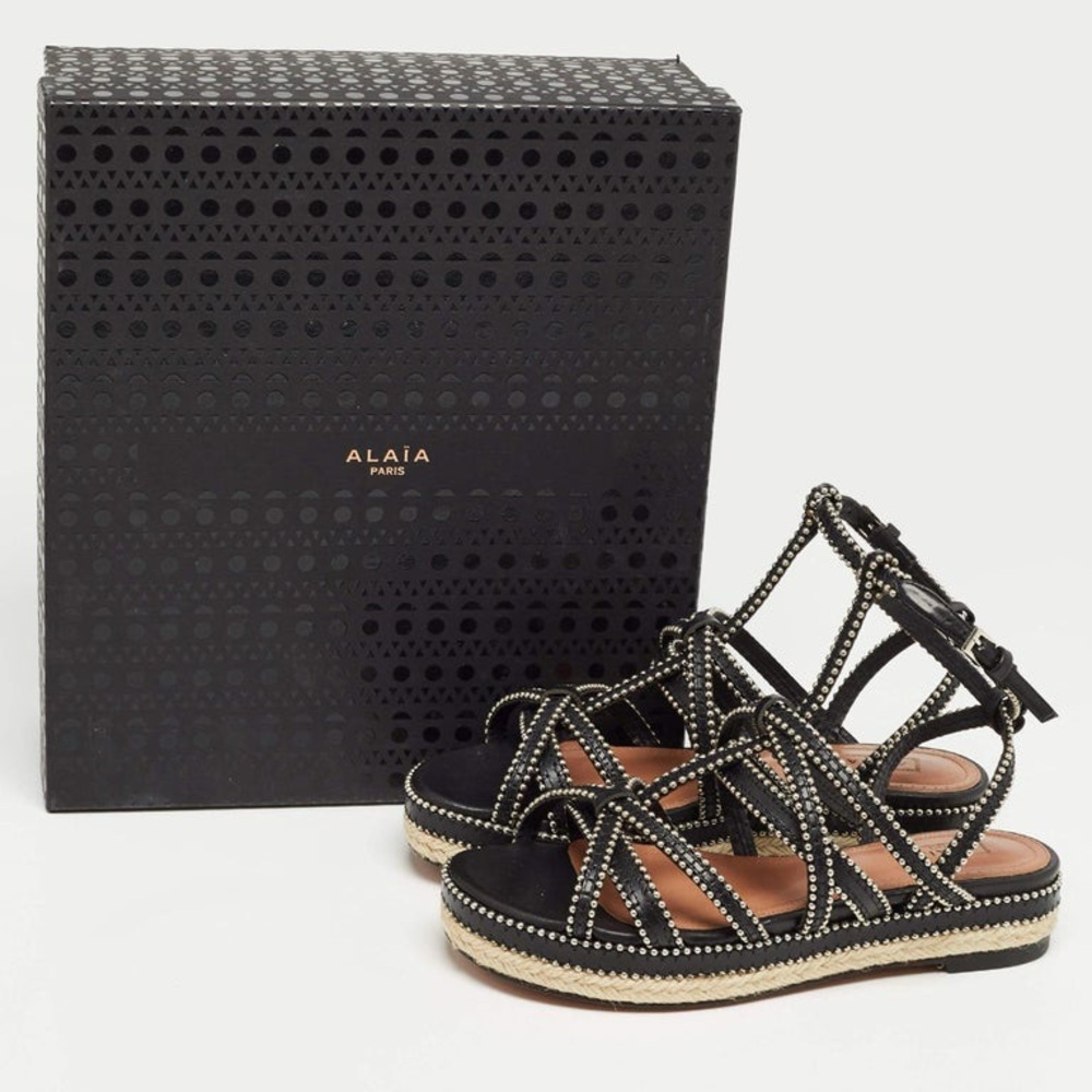 NEW Alaïa Paris Annaya Espadrille Sandals